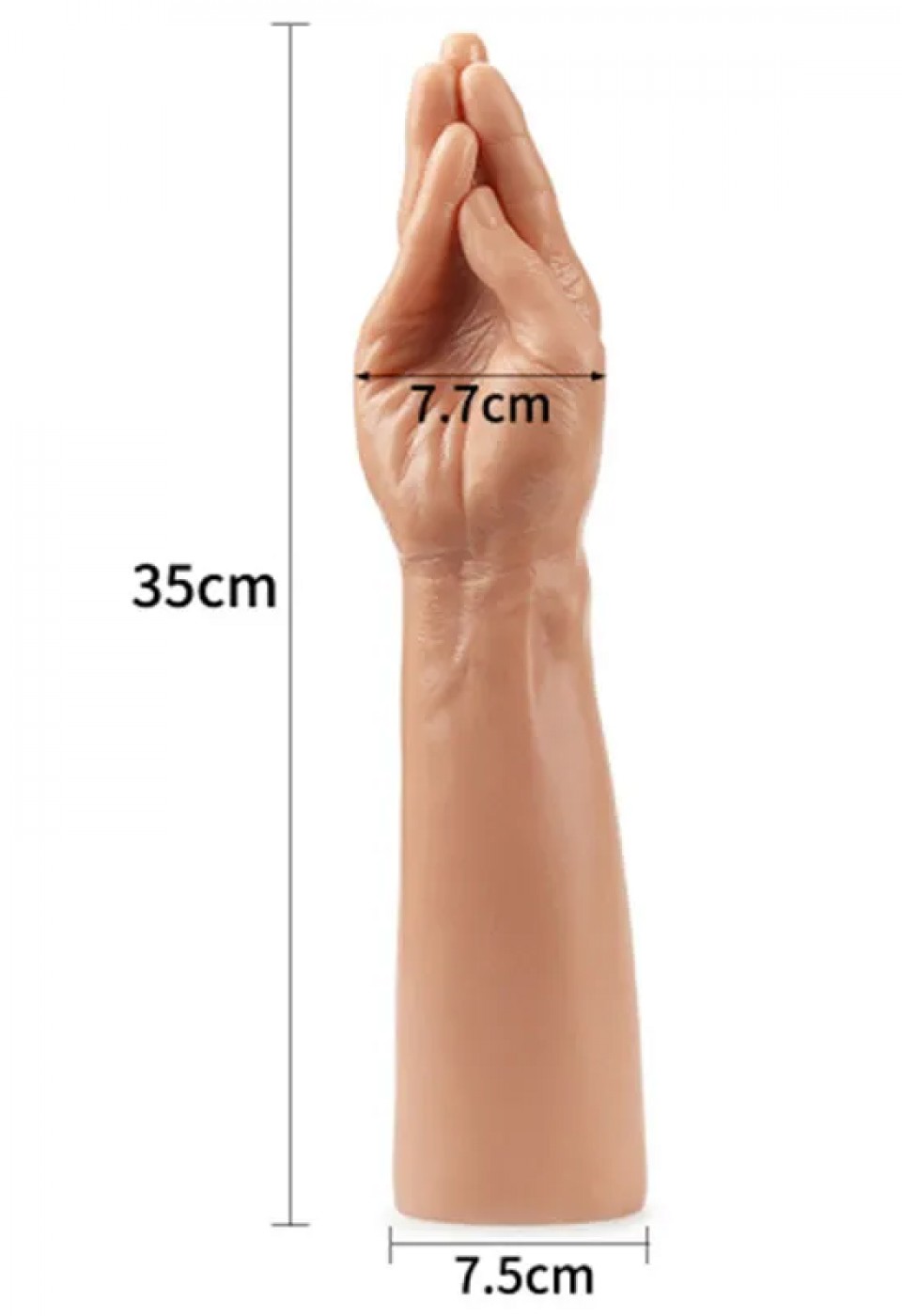 13.5" King Size Realistic Magic Hand El Dildo 35 cm