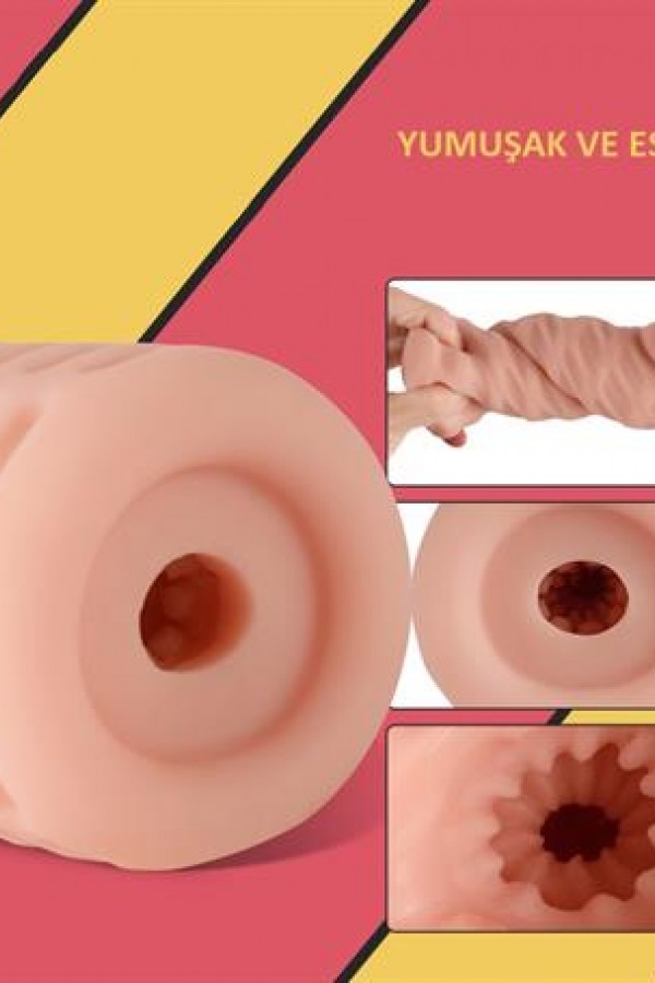 12 cm Gerçekçi Doku Realistik Suni Vajina Mastürbatör