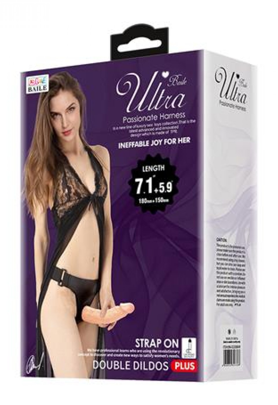 Belden Bağlamalı Çift Taraflı İçi Dolu Strapon Penis
