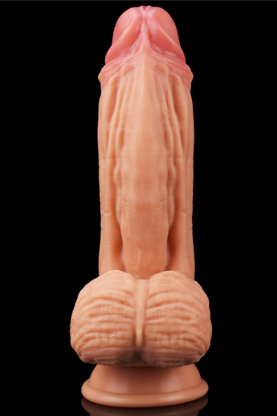 10 İnç Dual layered Platinum Silicone Cock - Flesh