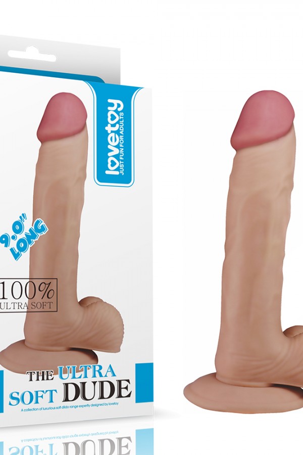 9İnç The Ultra Soft Dude Dildo