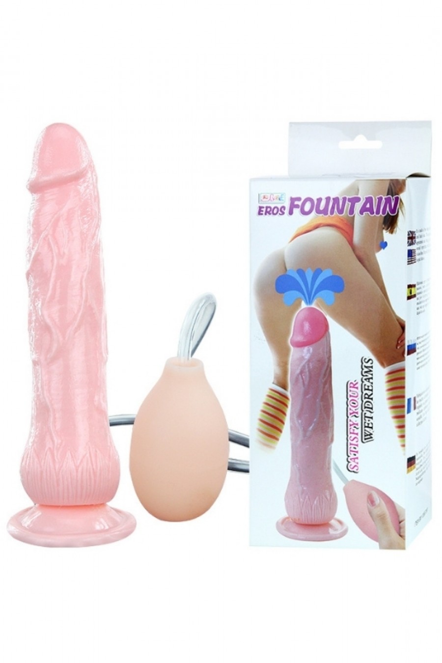 Eros Fountain Fışkırtmalı Dildo 20 Cm