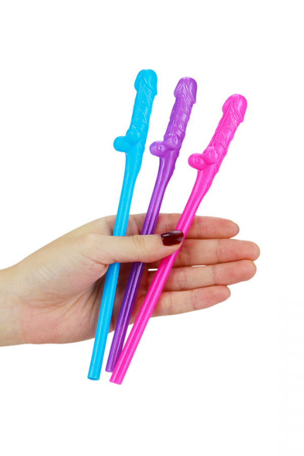 Jokes & Parties Original Willy Straws – Pack of 9 Dildo Pipet