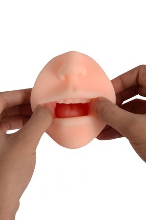 3 Boyutlu Suni Oral Mastürbatör - Sweet Tongue