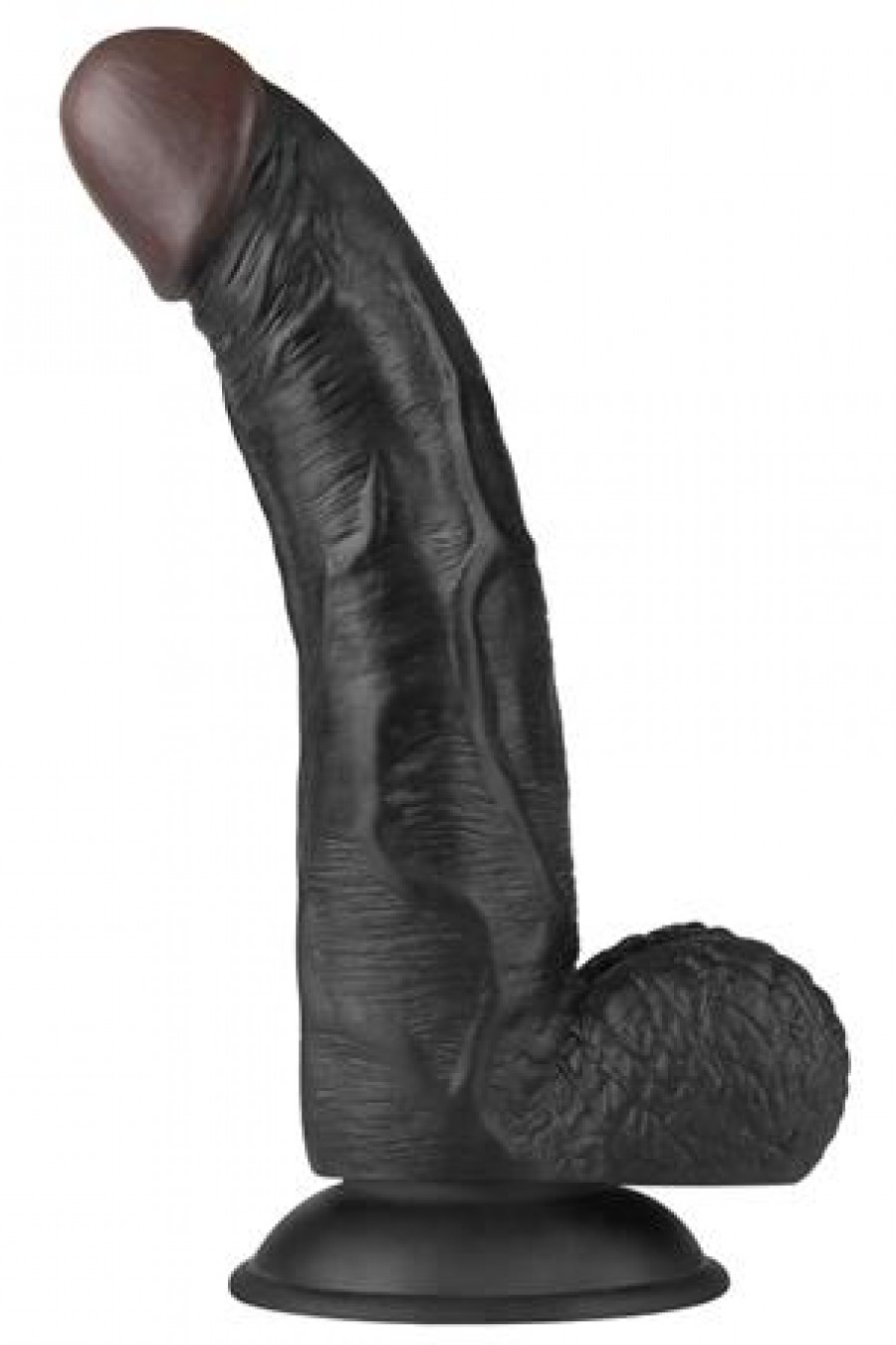 21,5 cm Belden Bağlamalı İçi Dolu Zenci Strapon Dildo